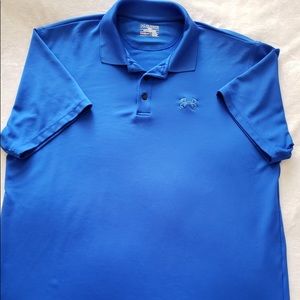 Royal Blue Under Armour heat gear polo